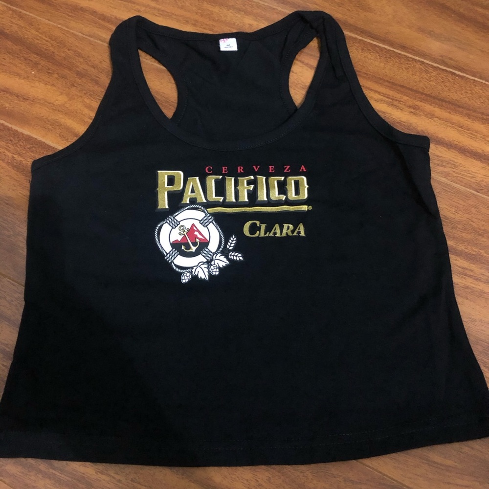 Pacifico Razor Back Tank Top Crop Shirt